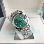 Copy Rolex Datejust 41 Mint Green Motif Jubilee Band Citizen 8215 Watch